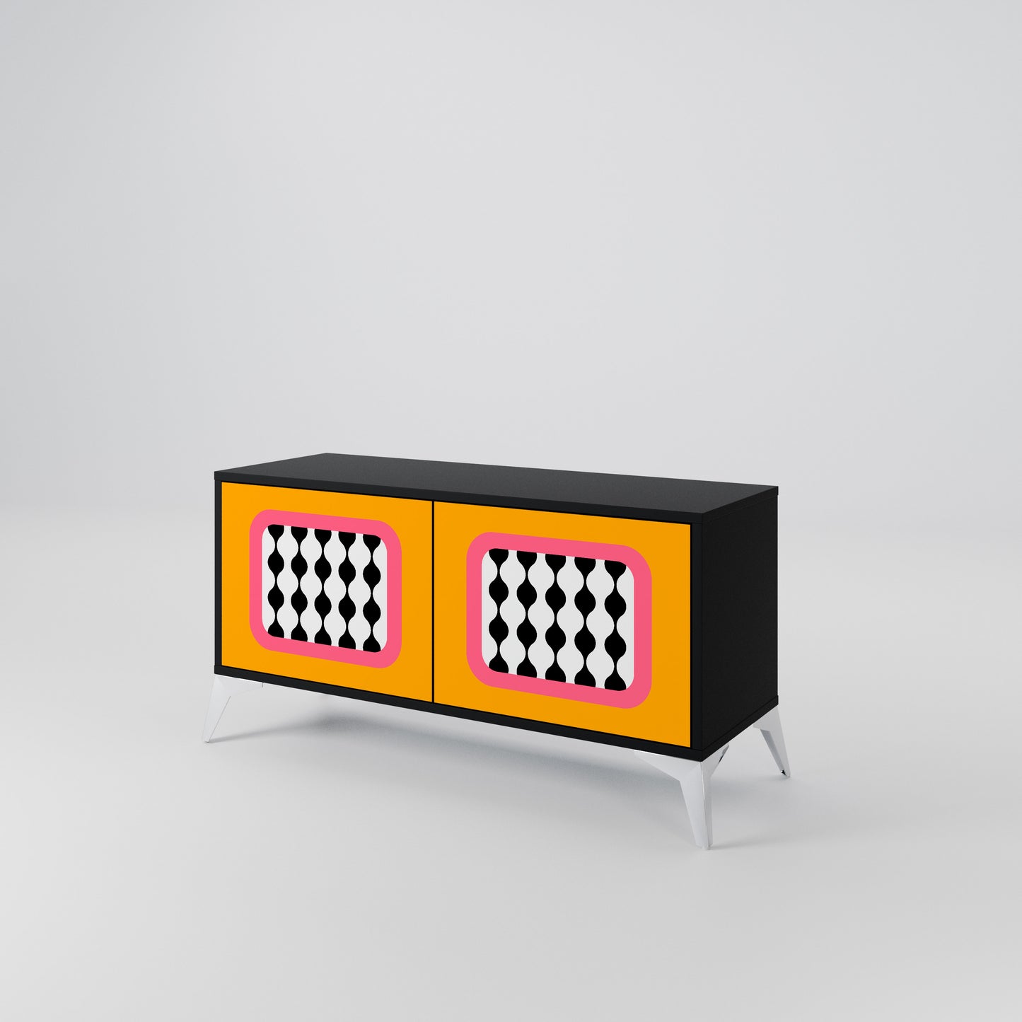 TEARS IN HEAVEN Compact 2-Door TV Cabinet