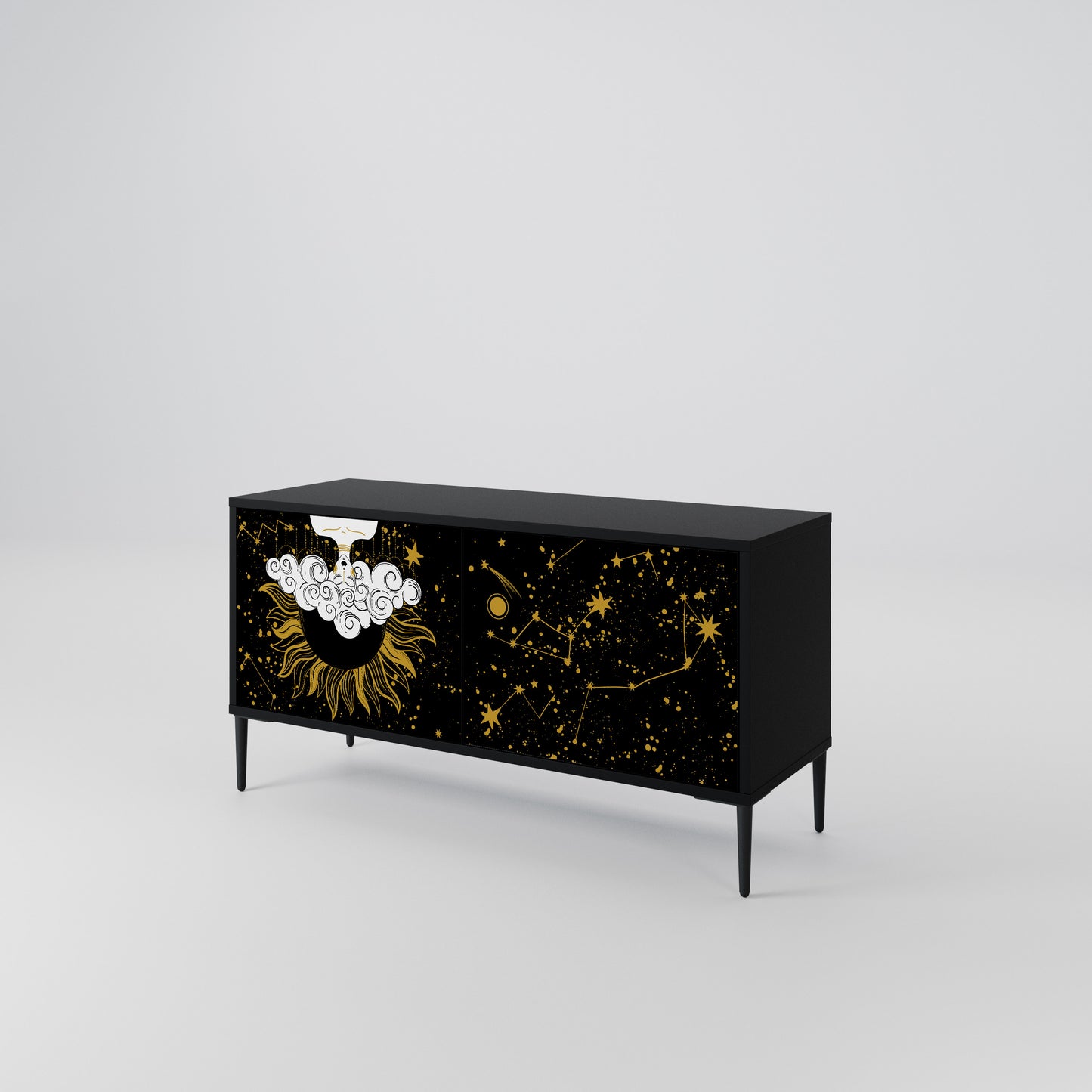 STELLAR CONSTELLATIONS Compact 2-Door TV Cabinet