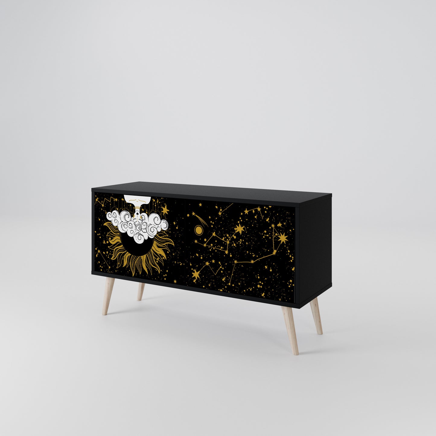 STELLAR CONSTELLATIONS Compact 2-Door TV Cabinet