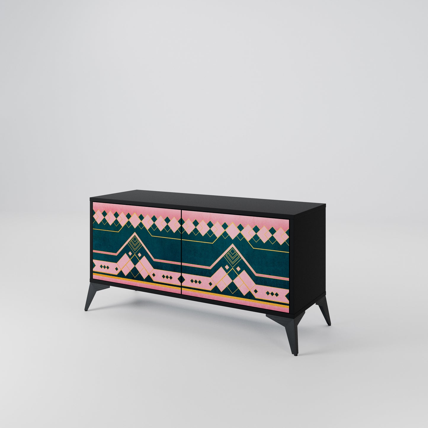 ROYAL COMPOSITION Compact 2-Door TV Cabinet