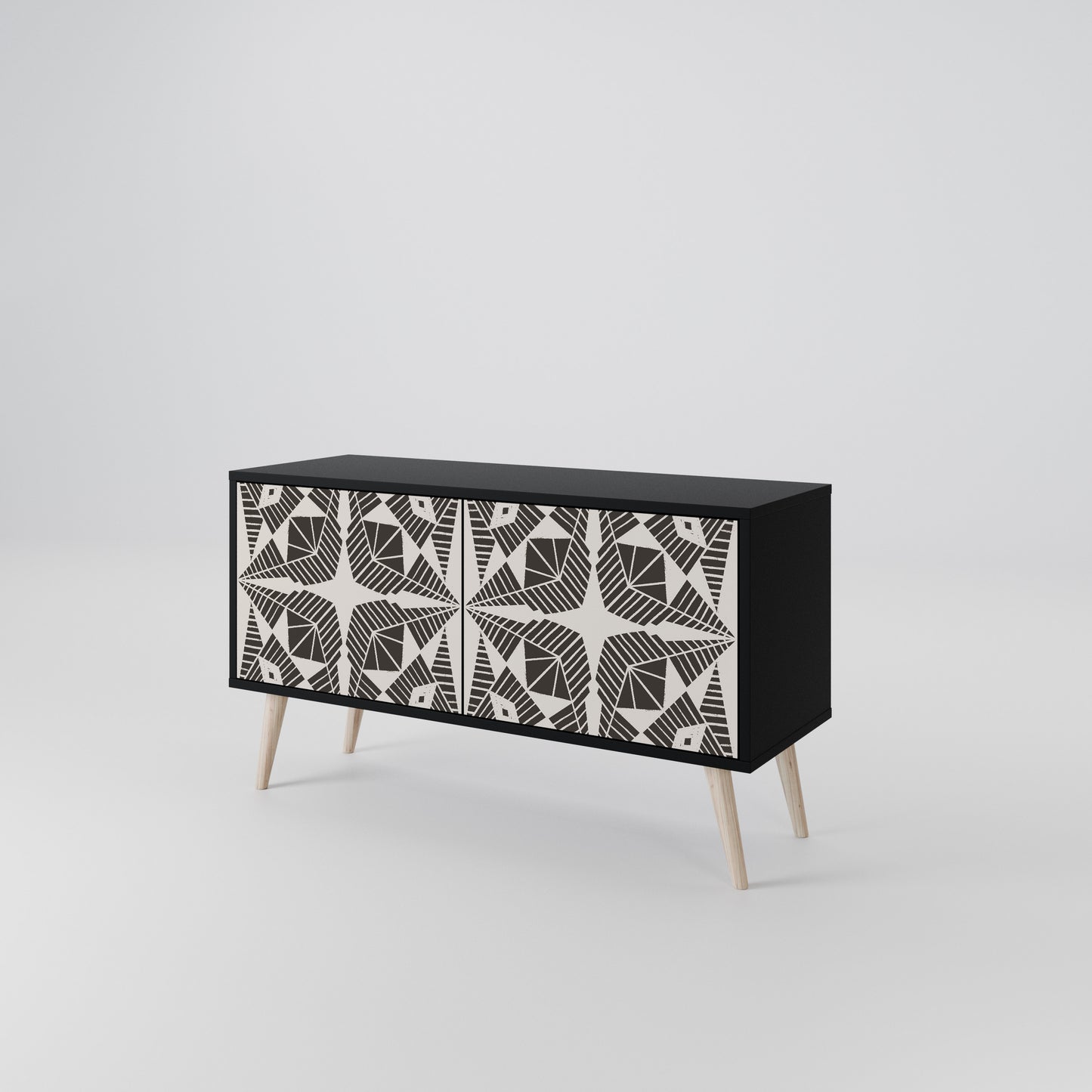 MONOCHROME NEXUS Compact 2-Door TV Cabinet