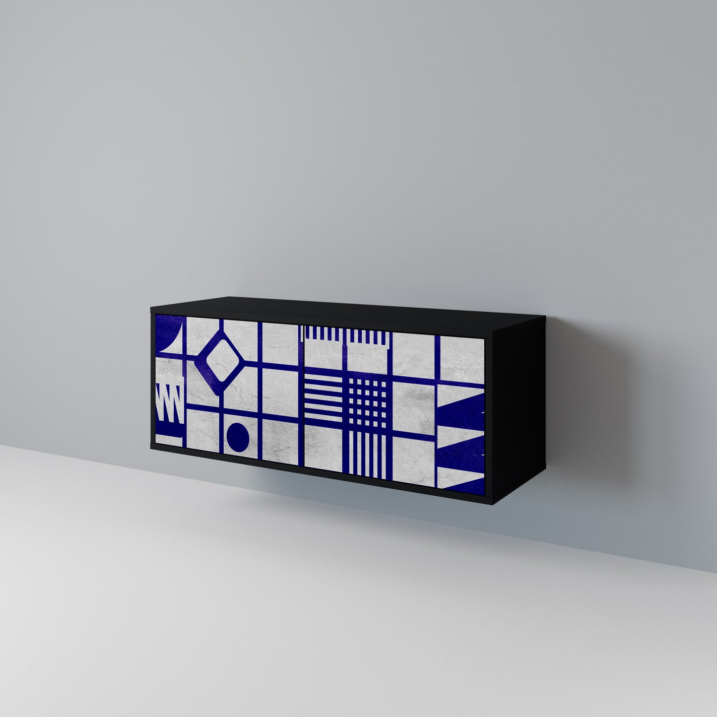 THE RIGHT PLACES Compact 2-Door TV Cabinet