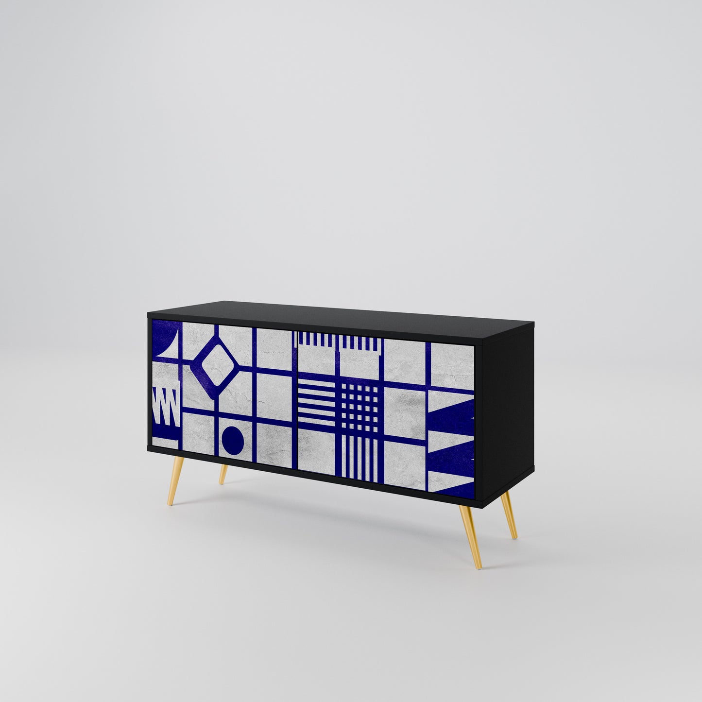 THE RIGHT PLACES Compact 2-Door TV Cabinet