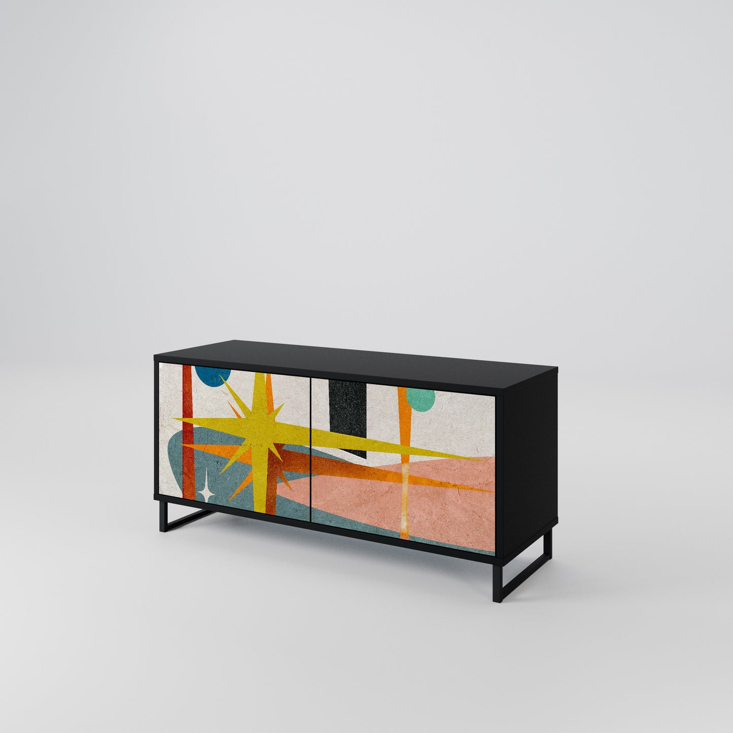 INTERSTELLAR VIBES Compact 2-Door TV Cabinet
