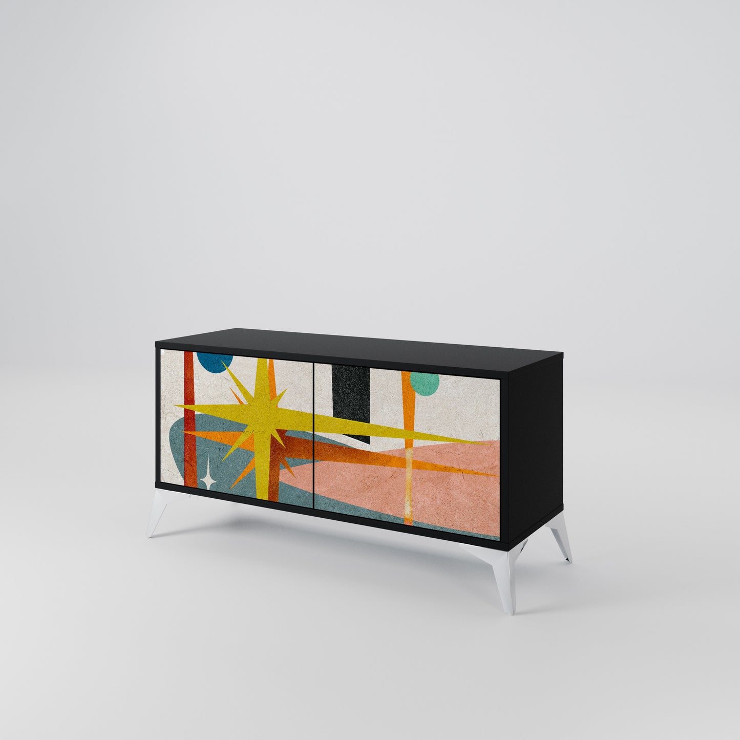 INTERSTELLAR VIBES Compact 2-Door TV Cabinet
