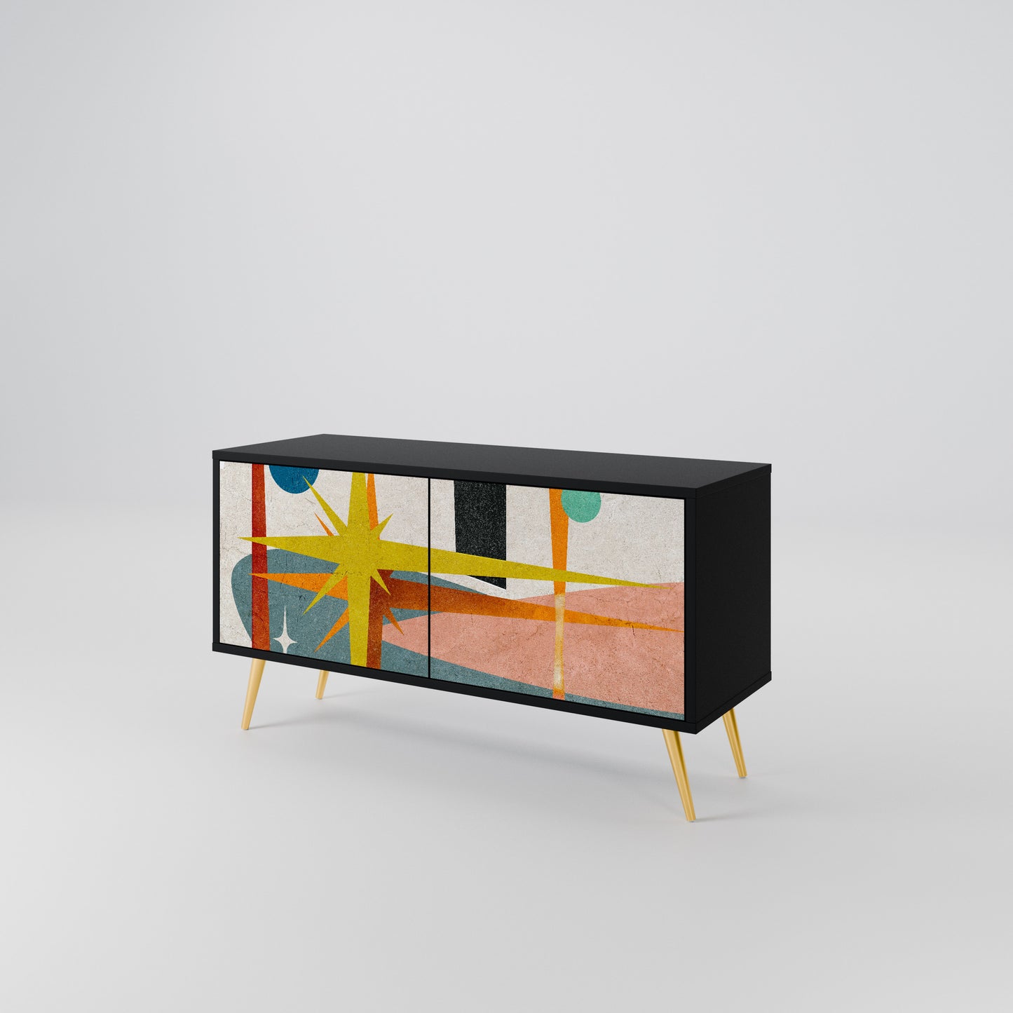 INTERSTELLAR VIBES Compact 2-Door TV Cabinet