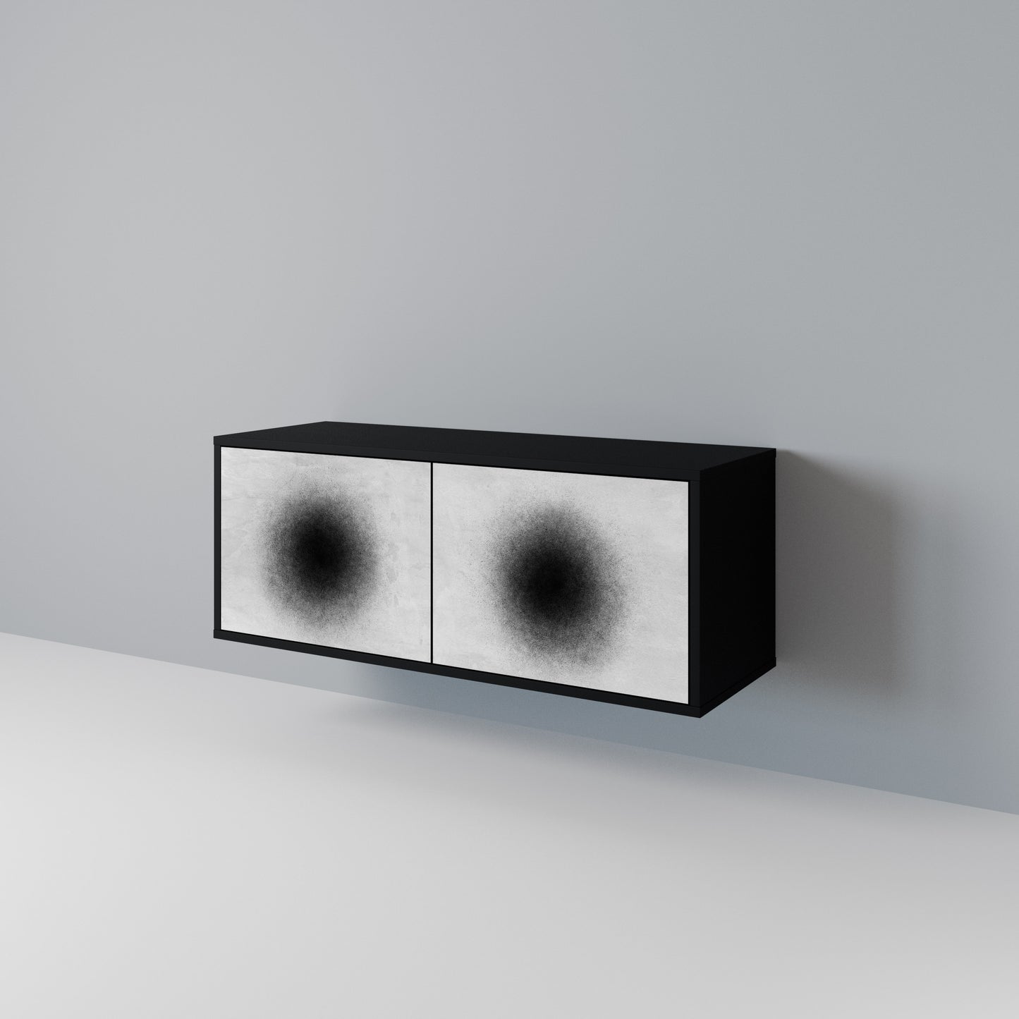 BLACK HOLE Mobile TV Compatto a 2 Ante