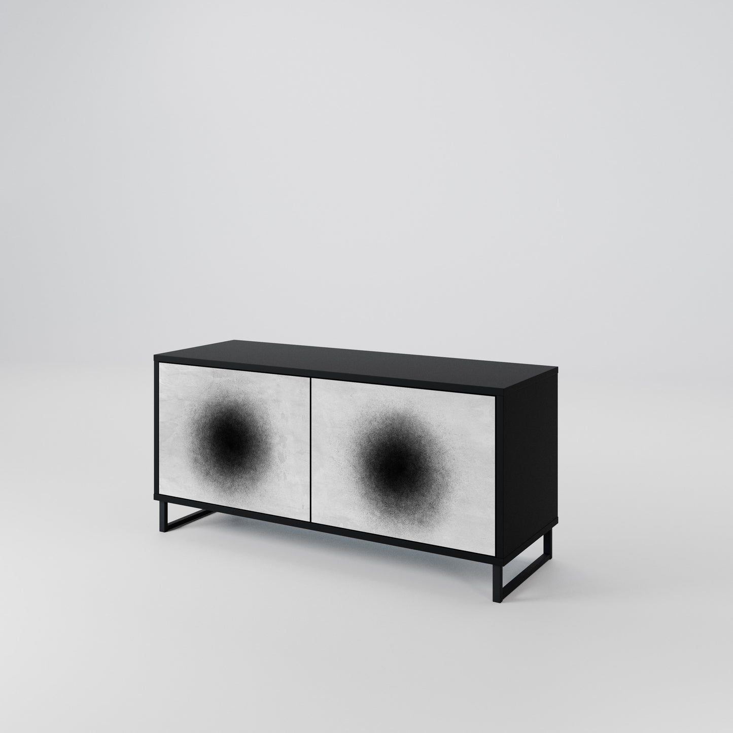 BLACK HOLE Mobile TV Compatto a 2 Ante