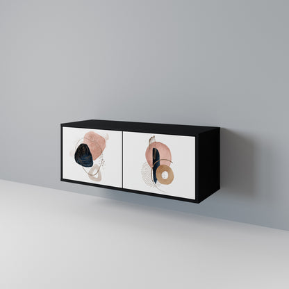 COLORFUL SHAPES Mobile TV Compatto a 2 Ante