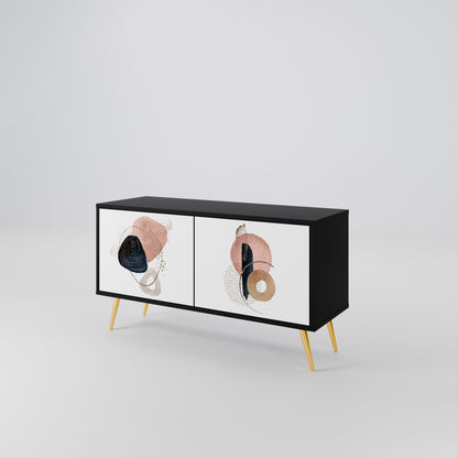 COLORFUL SHAPES Mobile TV Compatto a 2 Ante