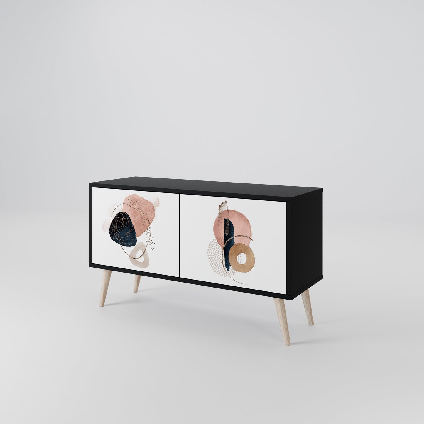 COLORFUL SHAPES Mobile TV Compatto a 2 Ante
