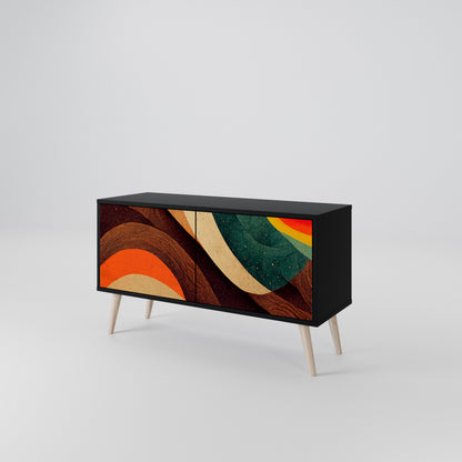 COLORFUL STRANDS Mobile TV Compatto a 2 Ante