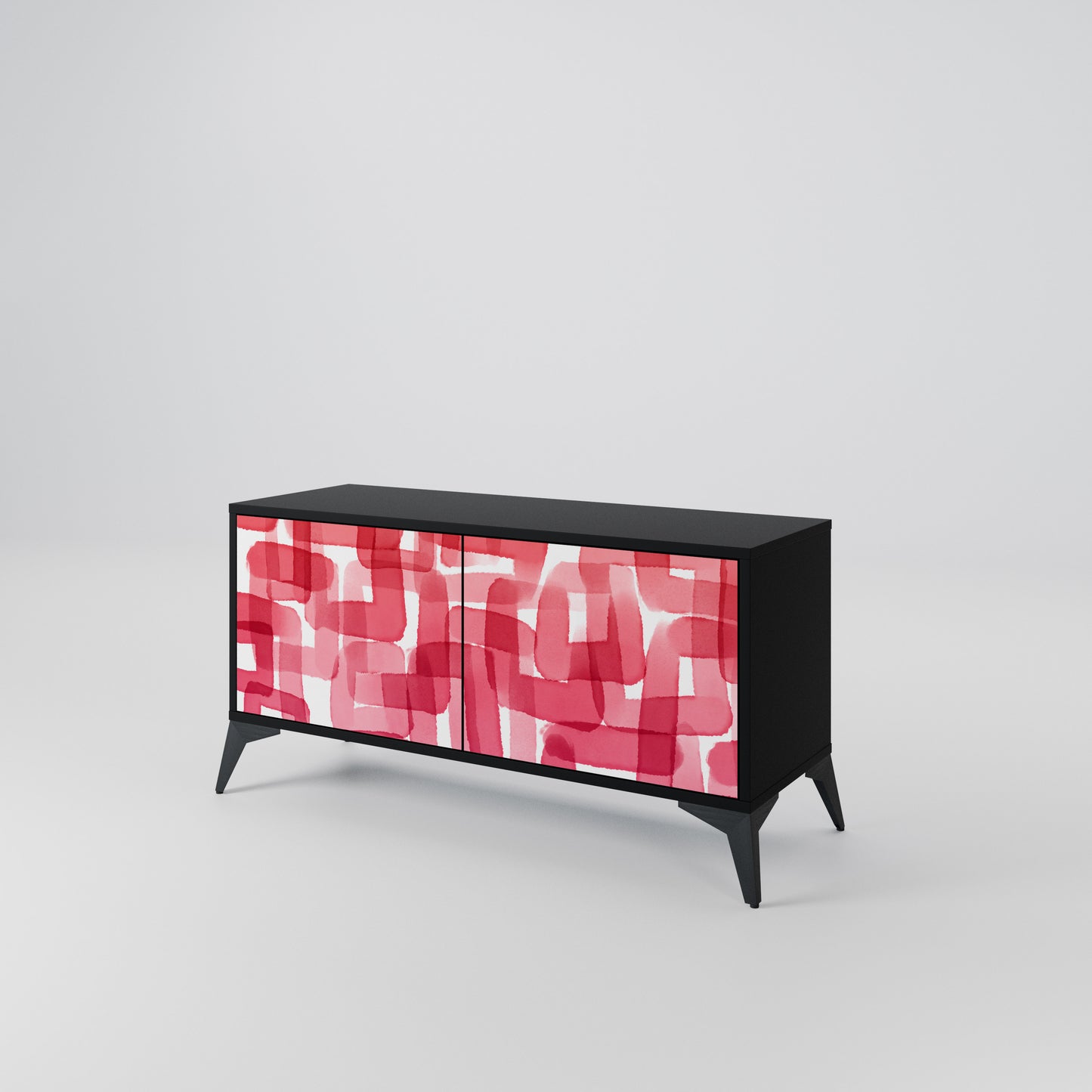 KALEIDOSCOPIC CUBISM Mobile TV Compatto a 2 Ante