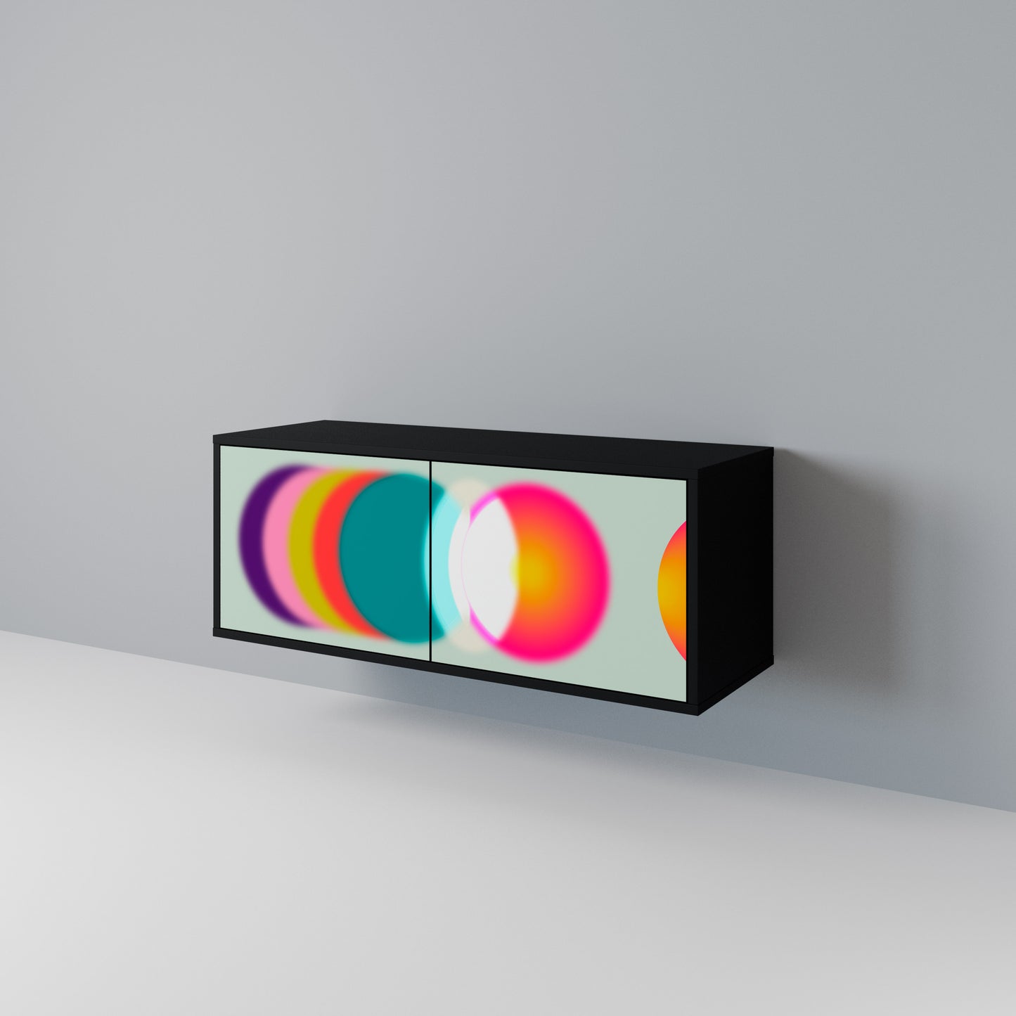 SYMPHONY OF COLORS Compact 2-Door TV Cabinet