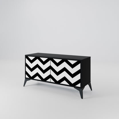 CLASSIC ZIG ZAG Mobile TV Compatto a 2 Ante