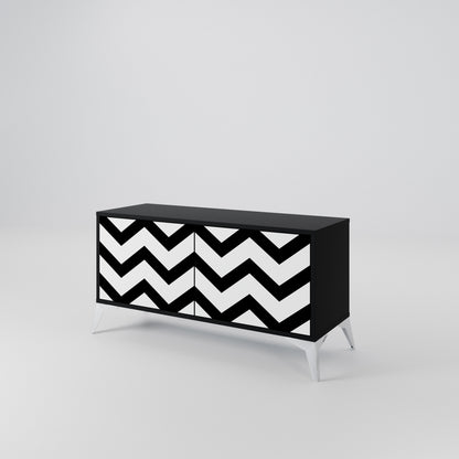 CLASSIC ZIG ZAG Mobile TV Compatto a 2 Ante