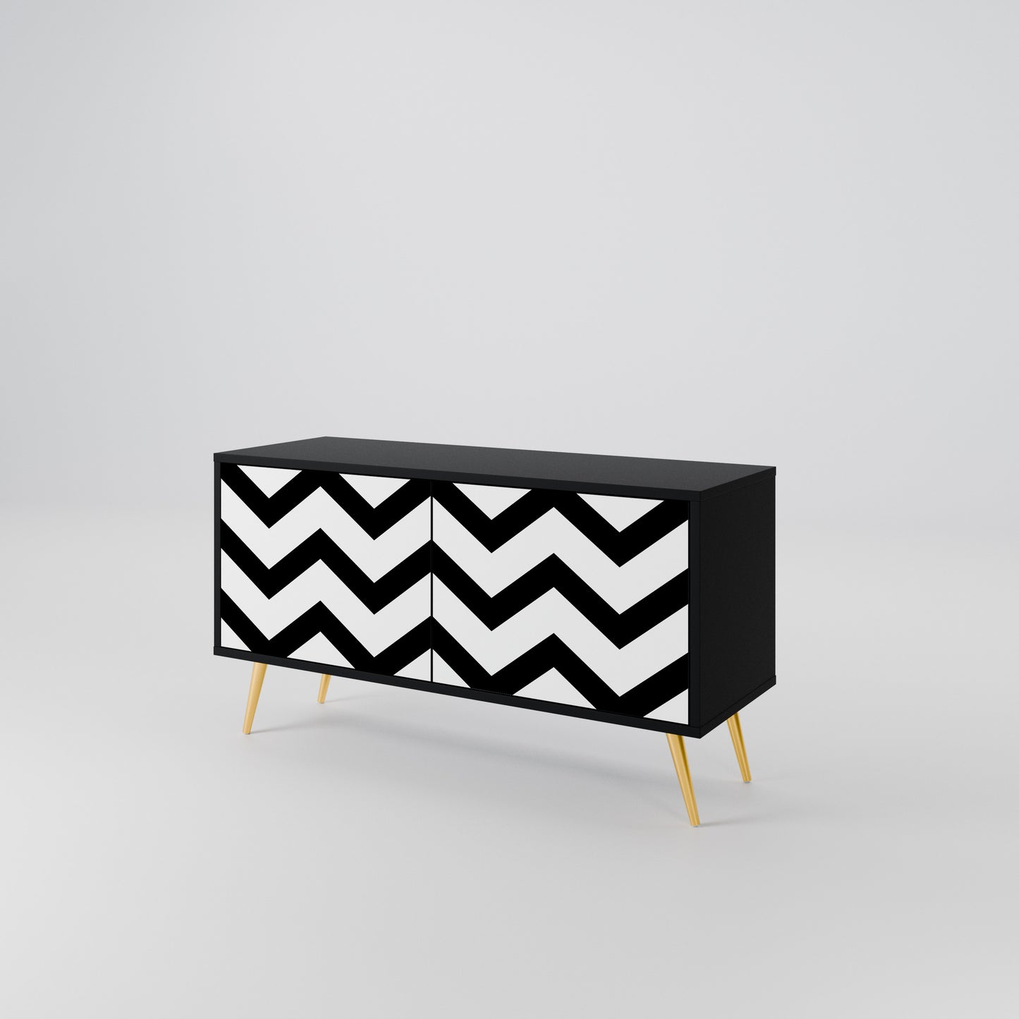 CLASSIC ZIG ZAG Mobile TV Compatto a 2 Ante