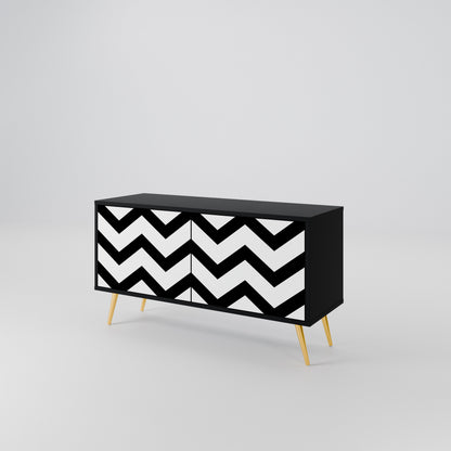 CLASSIC ZIG ZAG Mobile TV Compatto a 2 Ante
