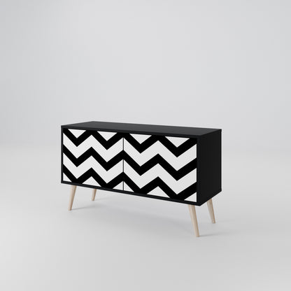 CLASSIC ZIG ZAG Mobile TV Compatto a 2 Ante