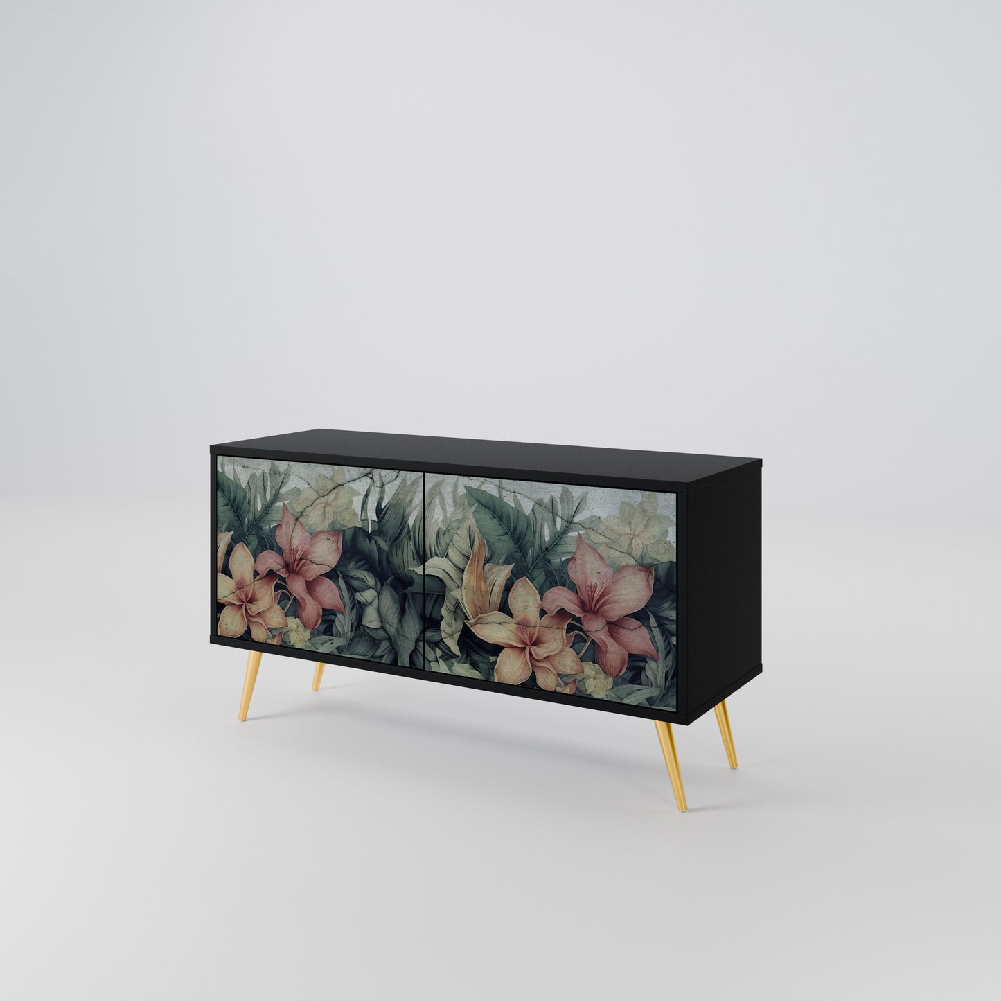 HEAVENLY BLOOM Compact 2-Door TV Cabinet