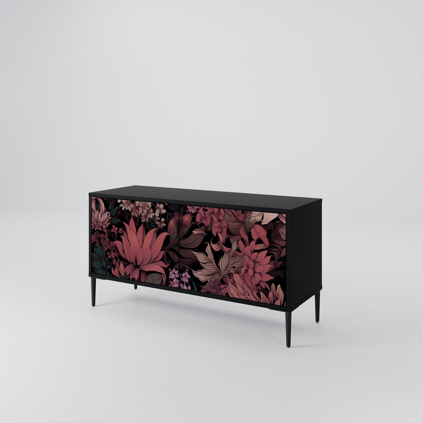 FLORAL WHISPER Mobile TV Compatto a 2 Ante