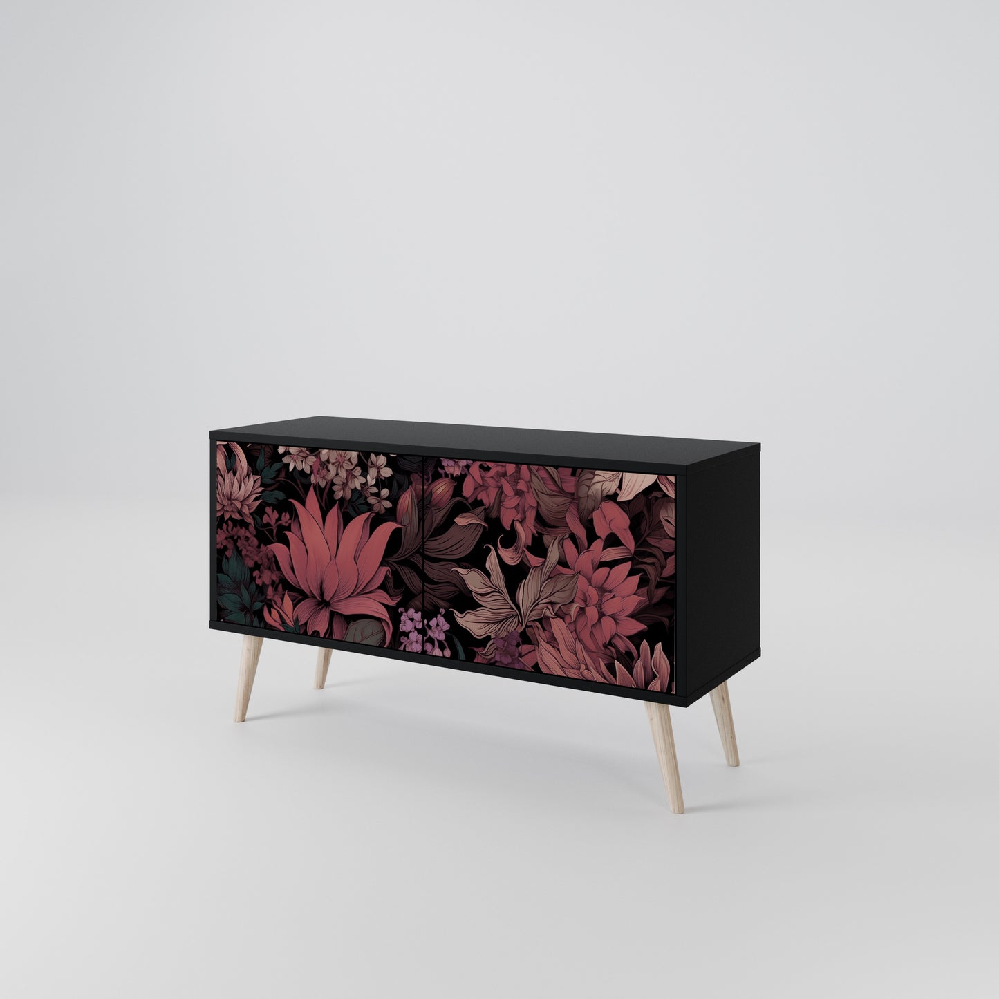 FLORAL WHISPER Mobile TV Compatto a 2 Ante