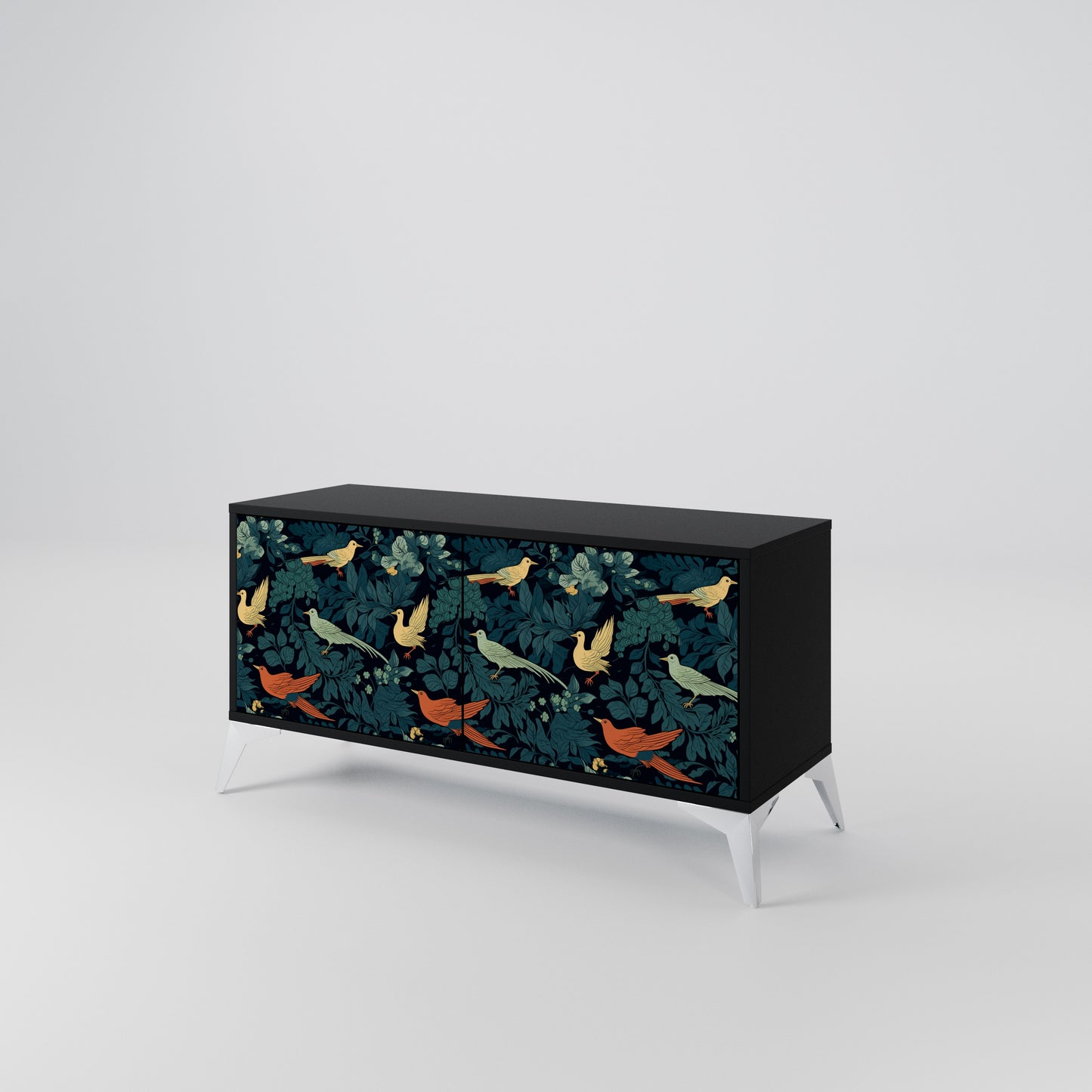 FOWL ORNAMENT Mobile TV Compatto a 2 Ante