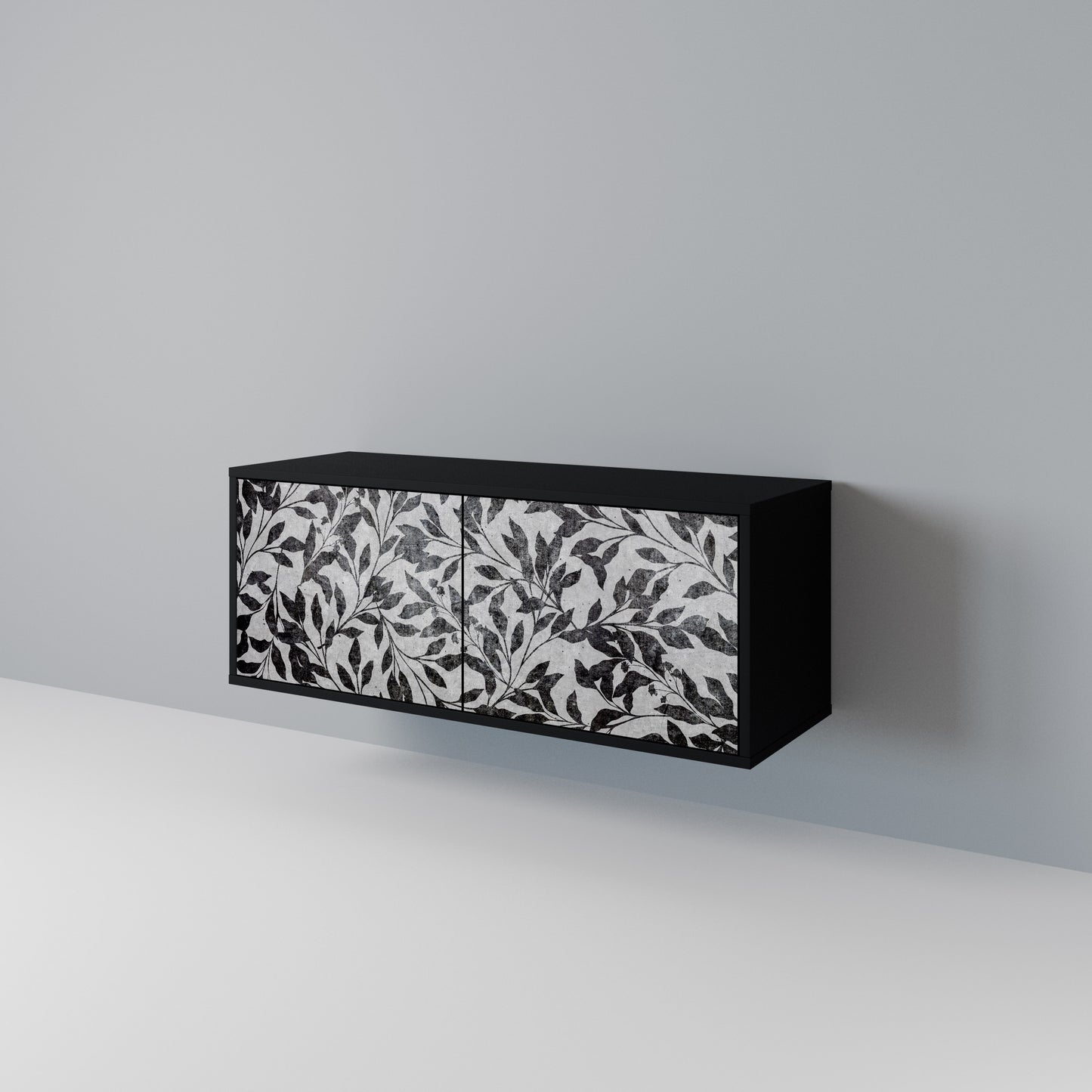 CHARCOAL SPROUT Mobile TV Compatto a 2 Ante