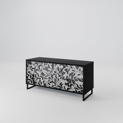 CHARCOAL SPROUT Mobile TV Compatto a 2 Ante