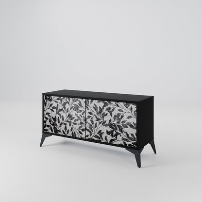 CHARCOAL SPROUT Mobile TV Compatto a 2 Ante