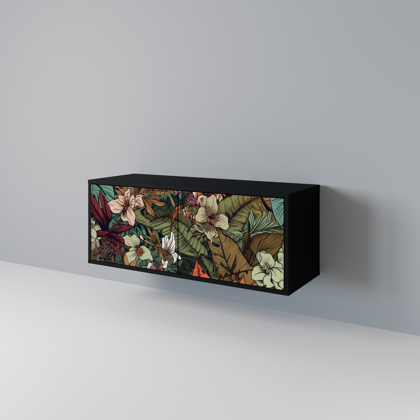 BOTANICAL EMERGENCE Mobile TV Compatto a 2 Ante