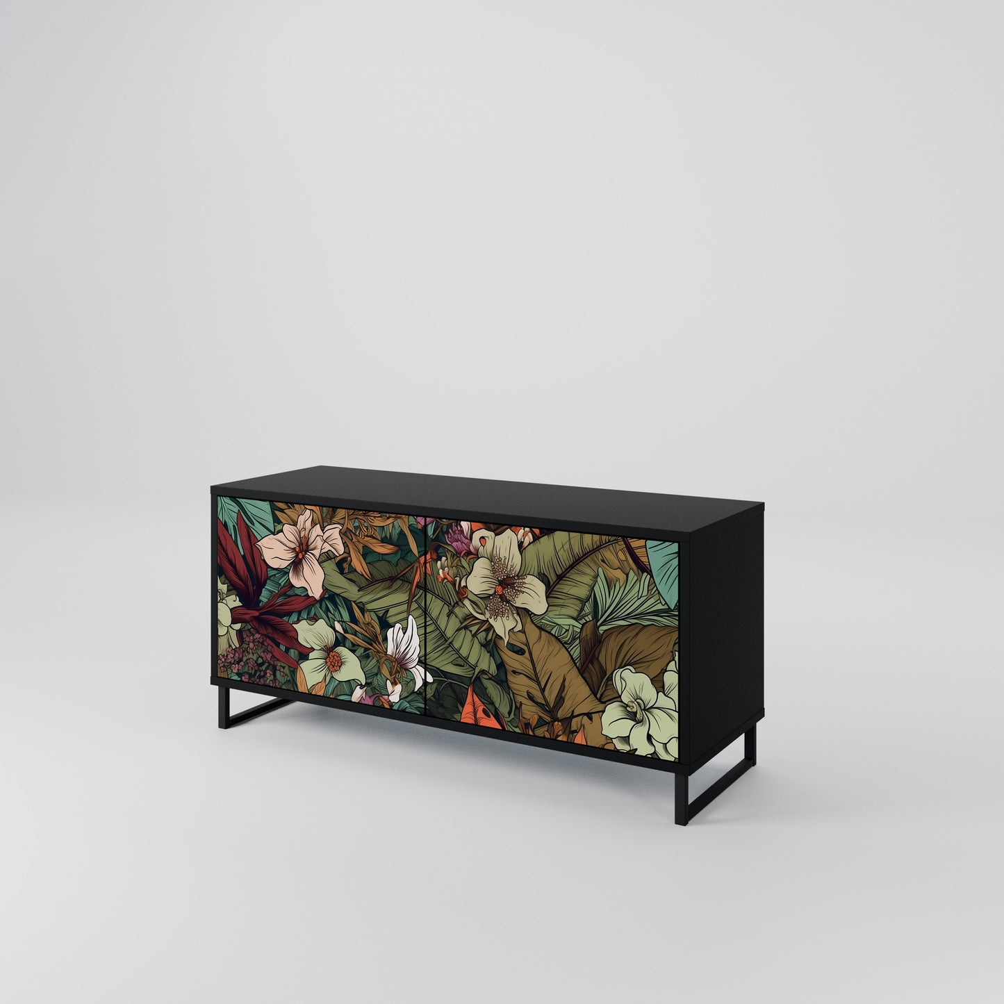 BOTANICAL EMERGENCE Mobile TV Compatto a 2 Ante