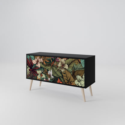 BOTANICAL EMERGENCE Mobile TV Compatto a 2 Ante