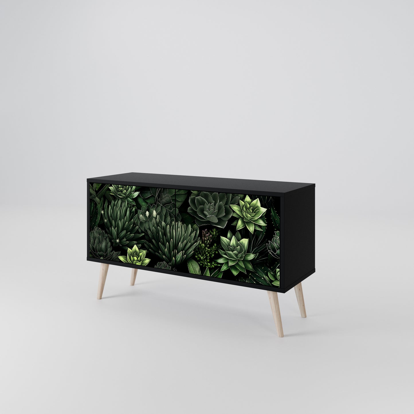 SUCCULENT JUNGLE Mobile TV Compatto a 2 Ante