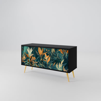 FLORAL SERENITY Mobile TV Compatto a 2 Ante
