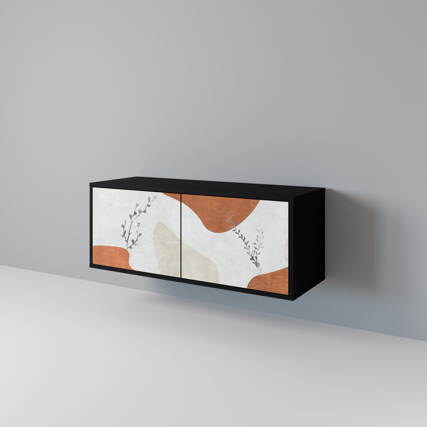 TRANQUIL TWIG Compact 2-Door TV Cabinet