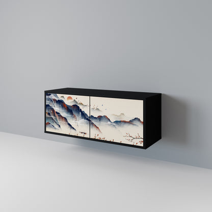 JAPANESE LANDSCAPE Mobile TV Compatto a 2 Ante