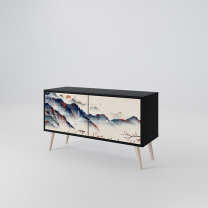 JAPANESE LANDSCAPE Mobile TV Compatto a 2 Ante