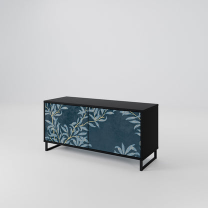 BLUE LEAVES Mobile TV Compatto a 2 Ante