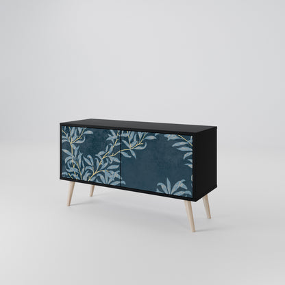 BLUE LEAVES Mobile TV Compatto a 2 Ante