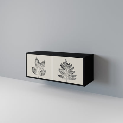 LEAFY STAMPS Mobile TV Compatto a 2 Ante