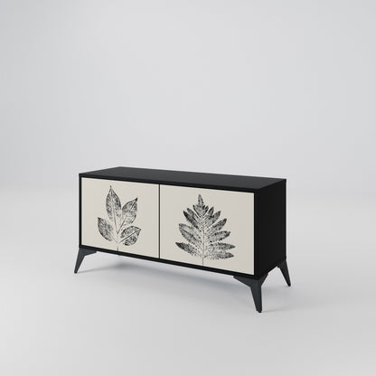 LEAFY STAMPS Mobile TV Compatto a 2 Ante