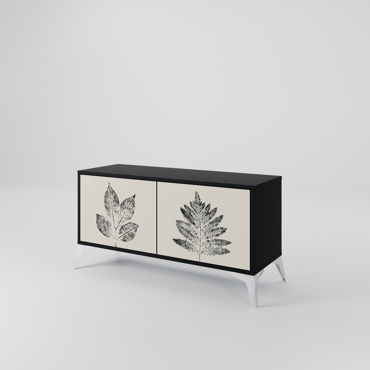LEAFY STAMPS Mobile TV Compatto a 2 Ante