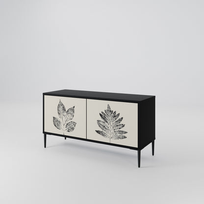 LEAFY STAMPS Mobile TV Compatto a 2 Ante