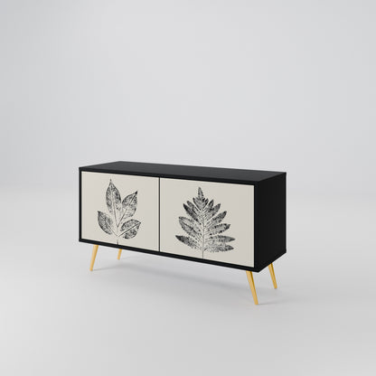 LEAFY STAMPS Mobile TV Compatto a 2 Ante