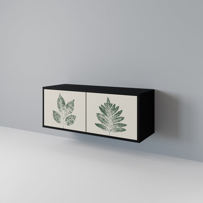GREEN LEAFY STAMPS Mobile TV Compatto a 2 Ante