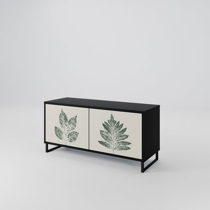 GREEN LEAFY STAMPS Mobile TV Compatto a 2 Ante