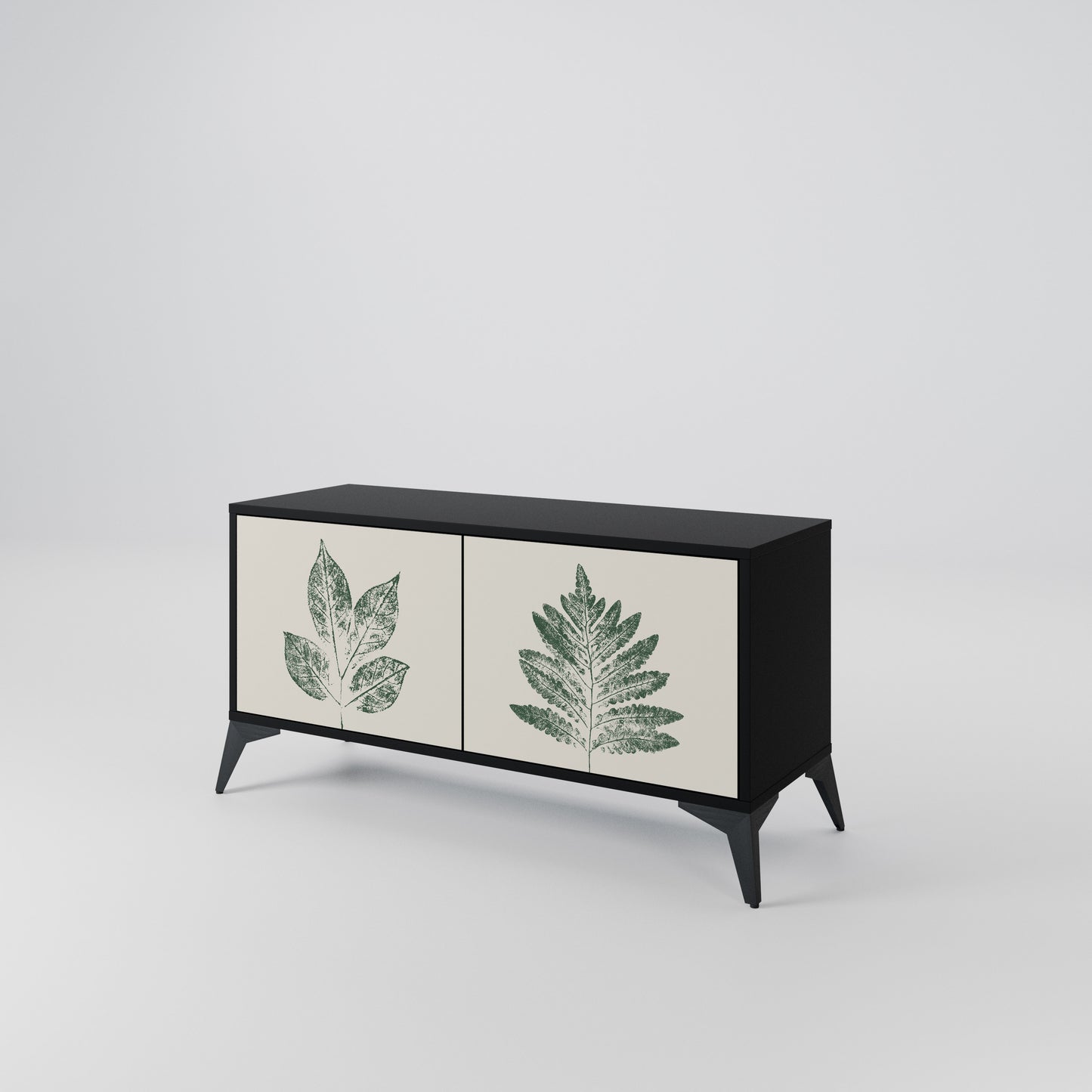 GREEN LEAFY STAMPS Mobile TV Compatto a 2 Ante