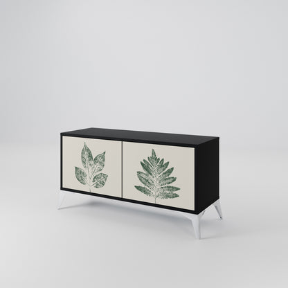 GREEN LEAFY STAMPS Mobile TV Compatto a 2 Ante