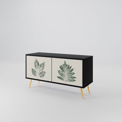 GREEN LEAFY STAMPS Mobile TV Compatto a 2 Ante
